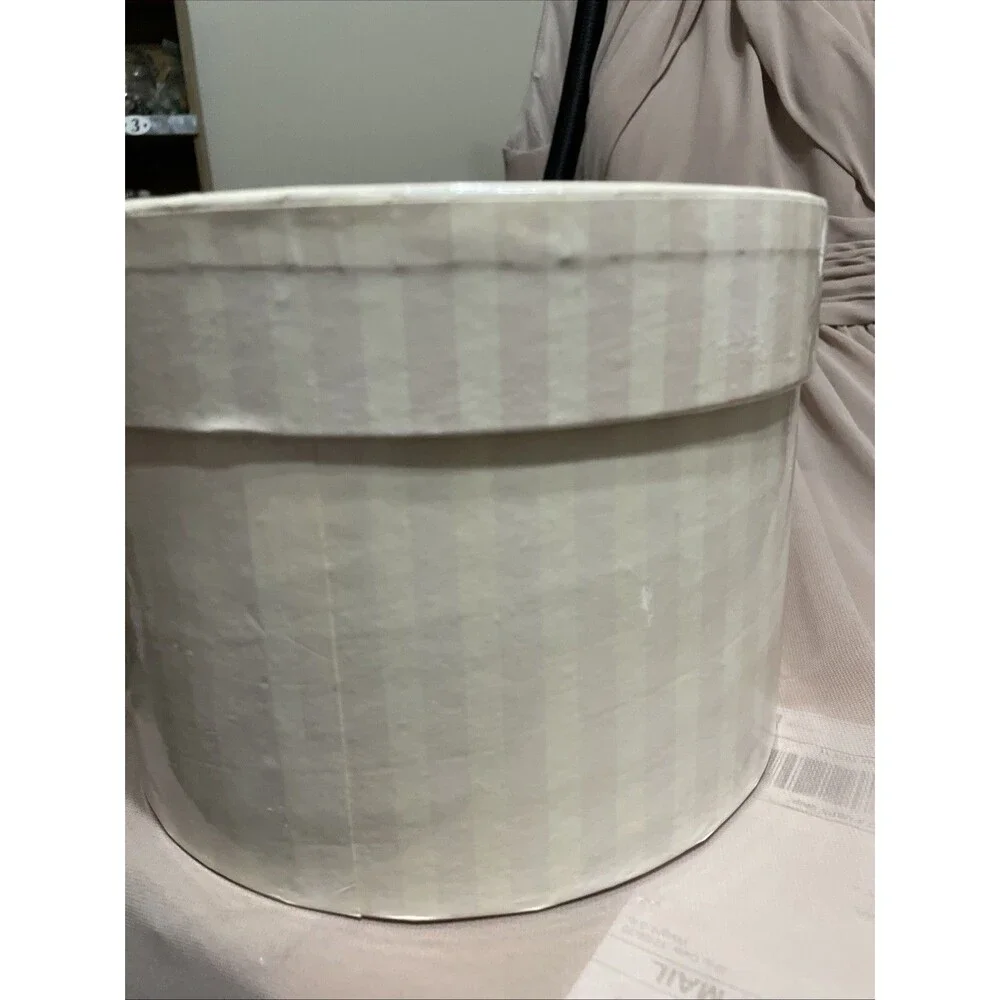 Damaged Faded Vintage Victoria’s Secret Small Hat Box Or Display Prop